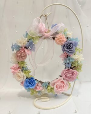 Elegant Preserved Flower Wreath (Medium to Large)