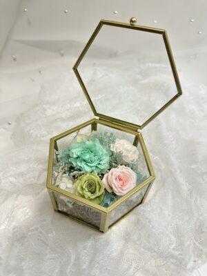 Floral Glass Box
