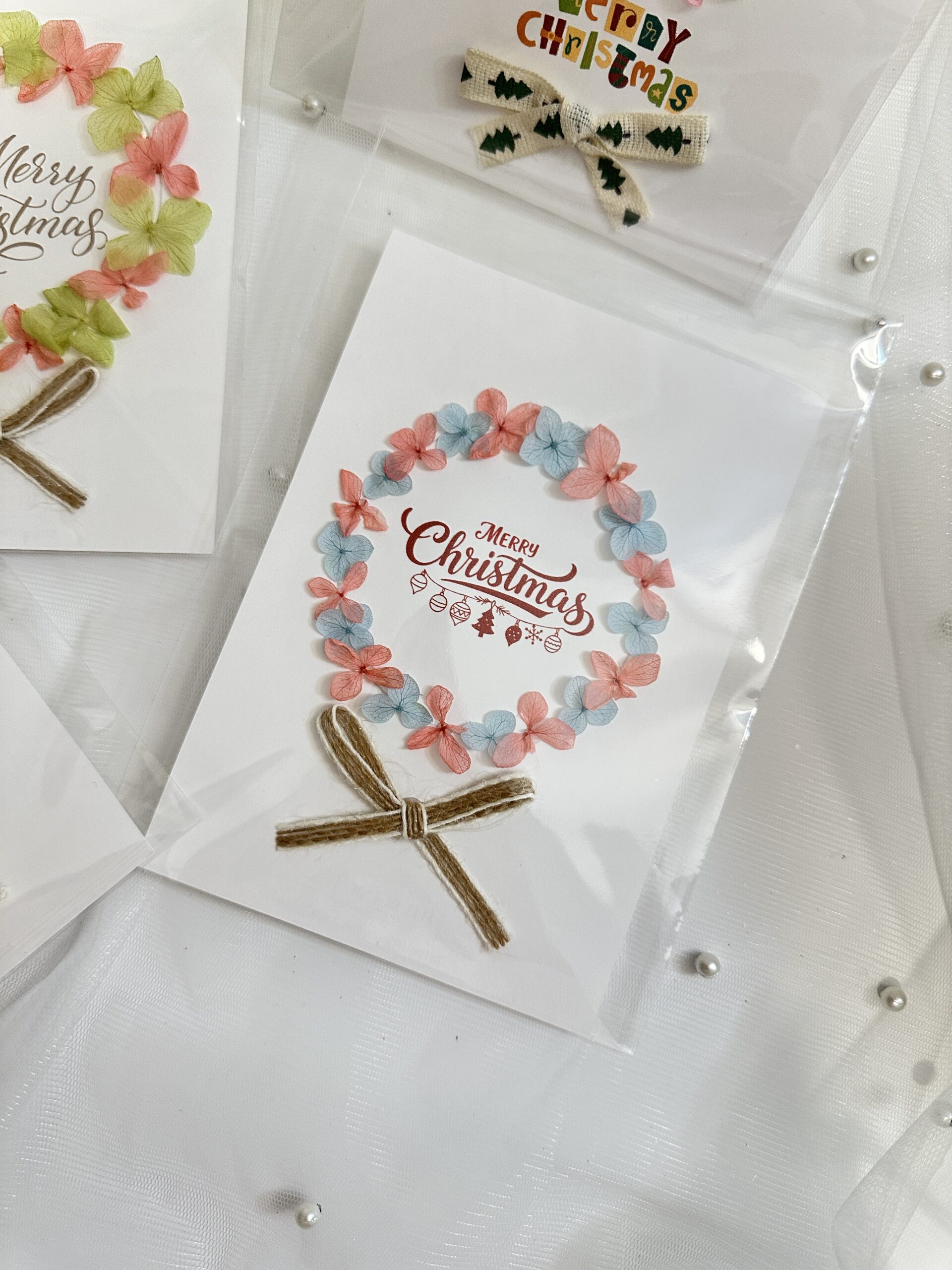 Handcrafted Christmas Card🍀