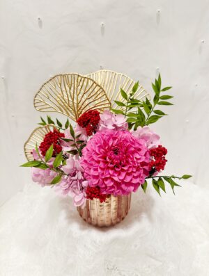 Chinese New Year Preserved Flower Arrangement – Bloom of Prosperity